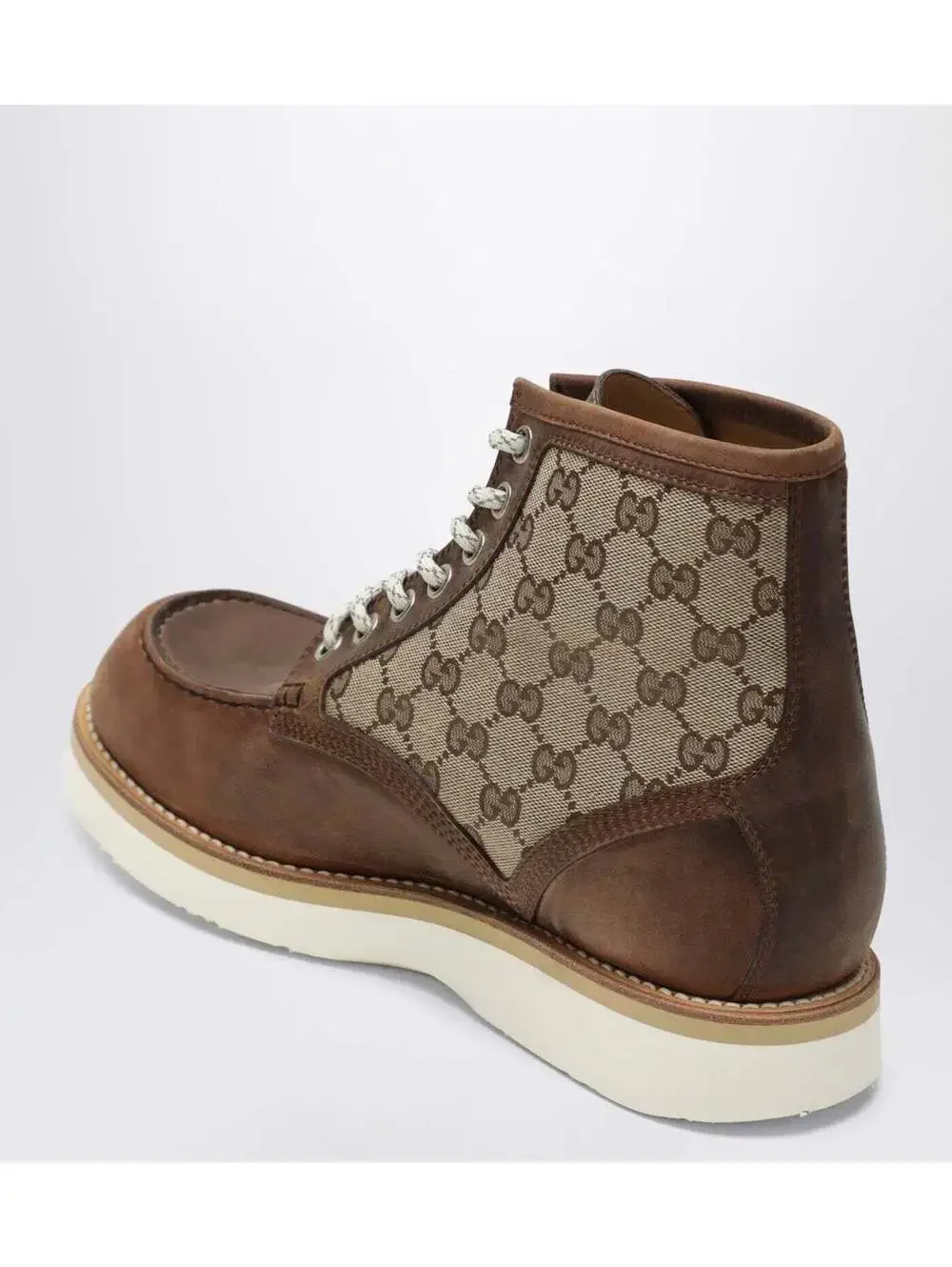 Gucci GG Laced Ankle Boots (120)(PLEASE REQUEST YOUR SIZE BEFORE PURCHASING)